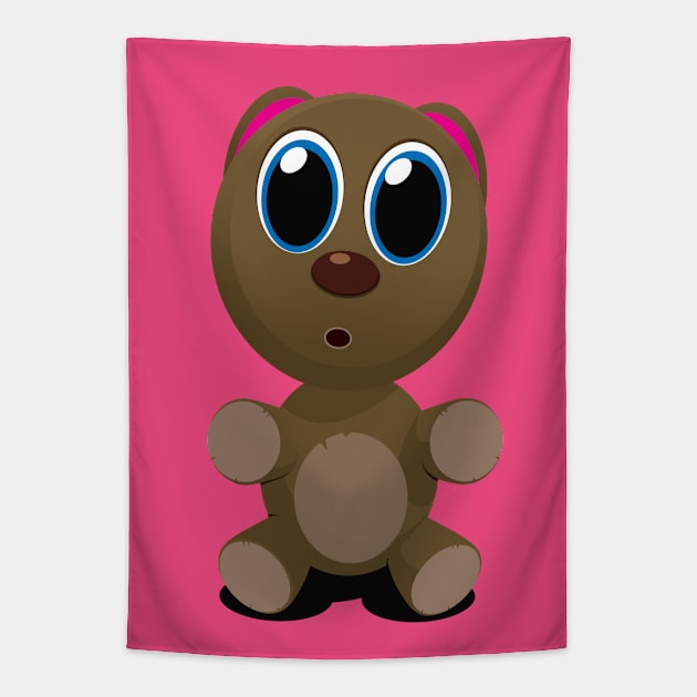 Teddy Bear Tapestry by bascheer