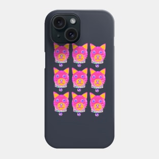 Gata psicodélico Phone Case