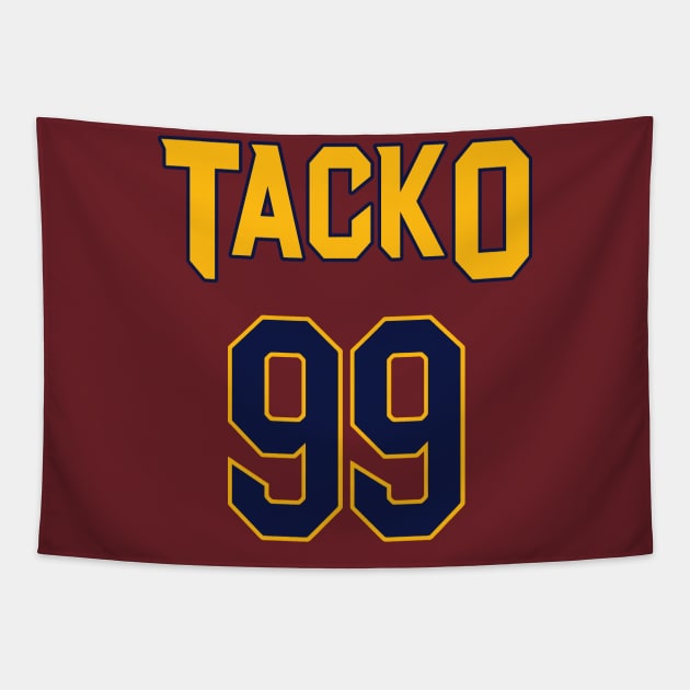 Tacko Fall Jersey (Front and Back Print) Tapestry by darklordpug