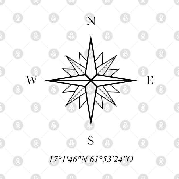 Compass rose black by leewarddesign