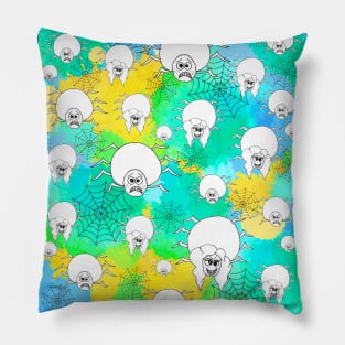 mini spiders , so adorably creepy Pillow