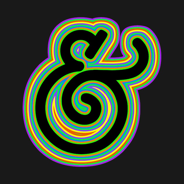 Psychedelic Ampersand by Naves