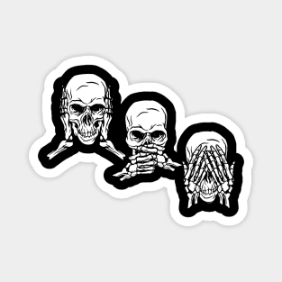 Hear No Evil, Speak No Evil, See no Evil Magnet