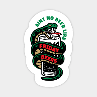 Friday Beers Snake Magnet