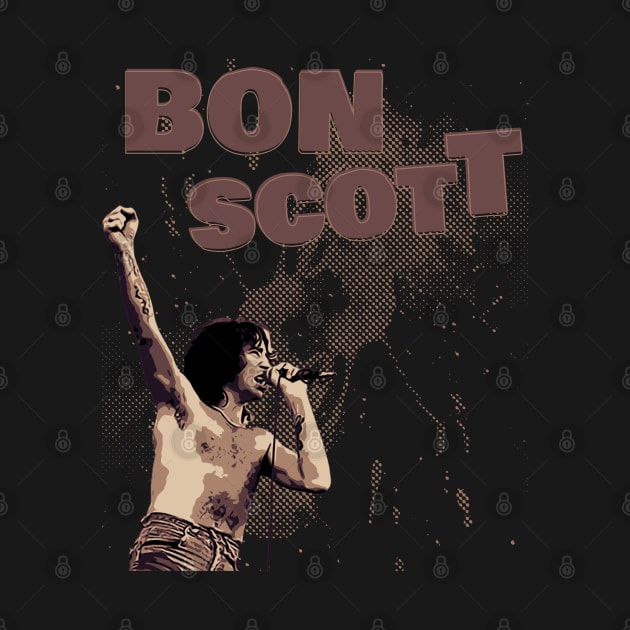 Bon scott by Degiab