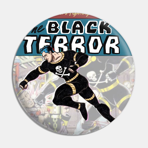 The Black Terror Pin by Doc Multiverse Designs