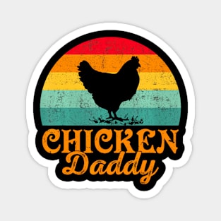 chicken  Poultry Farmer Father's Day  chicken dad Magnet