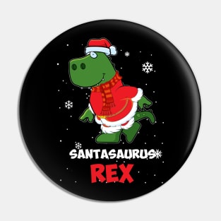 T-Rex Christmas Dinosaur Pin