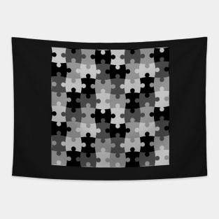 Greyscale Puzzle Tapestry