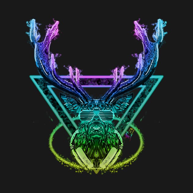 RGB Stag by Greydn