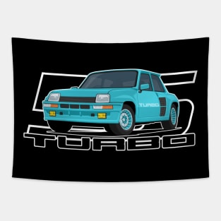 Car 5 Turbo 1980 v2 aqua Tapestry