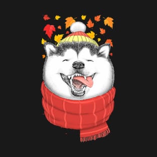 Autumn husky T-Shirt