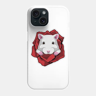 Hamster with Rose Phone Case