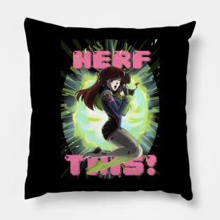 Overwatch D.Va NERF THIS Pillow