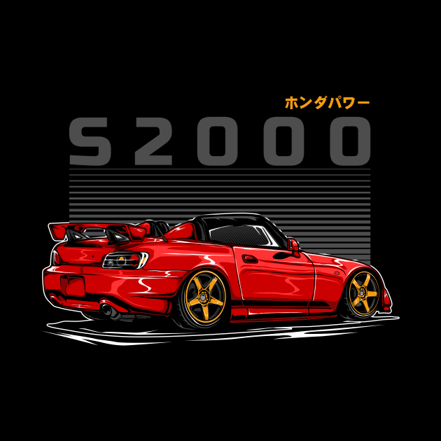 Honda S2000 Red by cturs