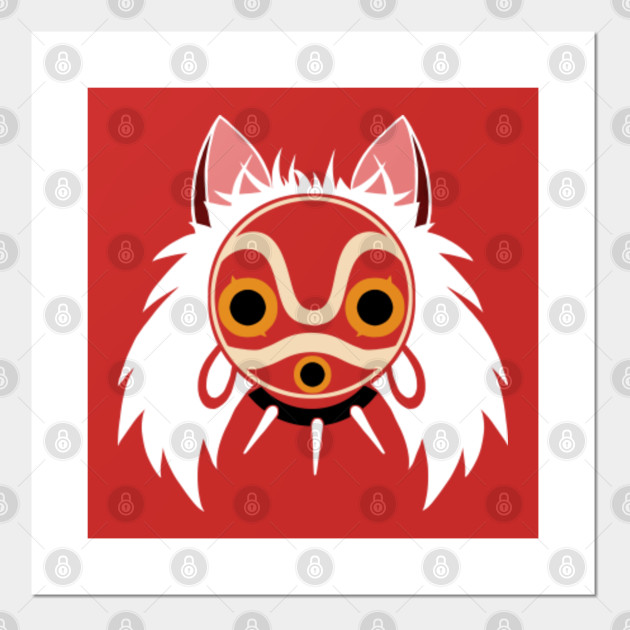 Get Wallpaper Mononoke Mask Mononoke Mask Posters And Art Prints Teepublic For iPhone Free
