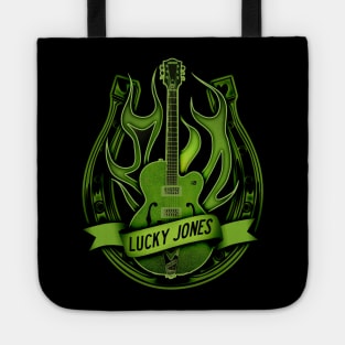 Lucky Flaming Guitar Tote