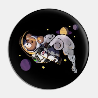 Space Bear (BLKB) Pin