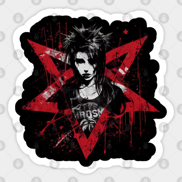 Punk Rock Girl - Rock - Sticker