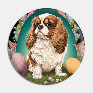 King Spaniel happy easter day Pin