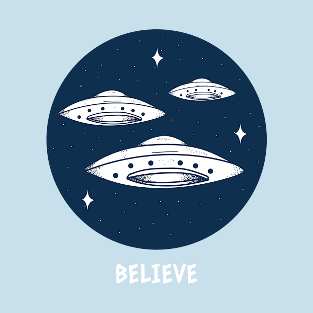 Believe UFOs by CHADDINGTONS