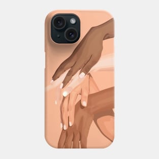 Black Lives Matter Empowered Hands Phone Case