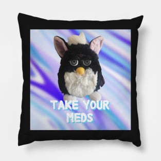 Furby - Take Your Meds Pillow