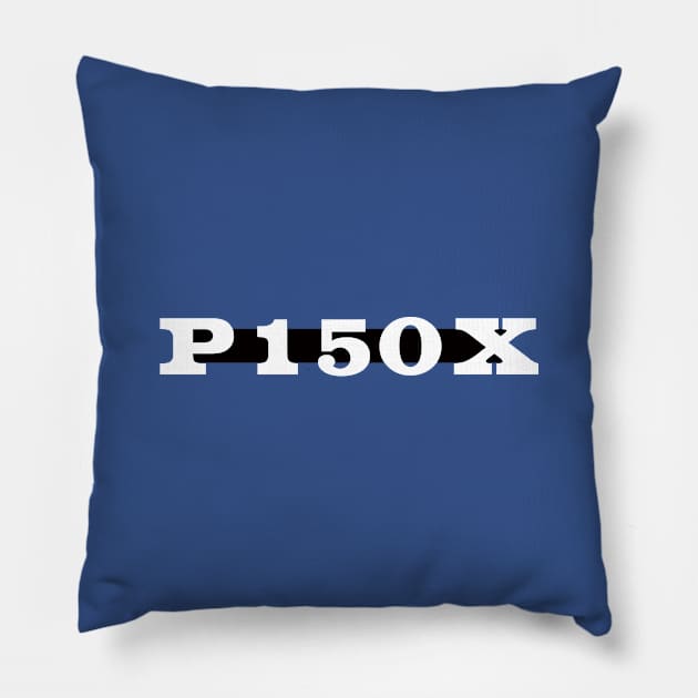 Vespa P150X Pillow by ezioman