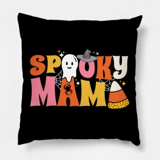 Cute Spooky Mama // Adorable Spooky Season Halloween Pillow