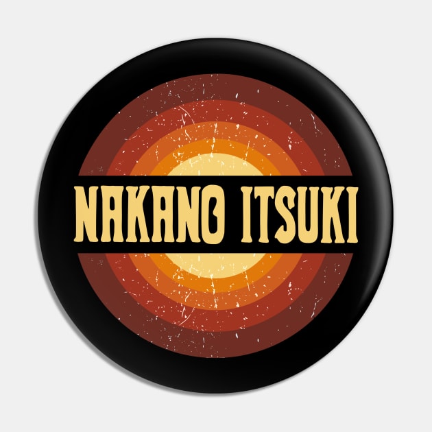 Vintage Proud Name Itsuki Anime Gifts Circle Pin by Amir Dorsman Tribal