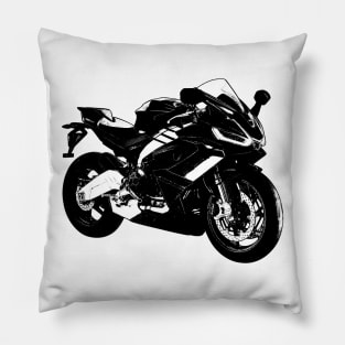 2021 RS 660 Bike Sketch Art Pillow