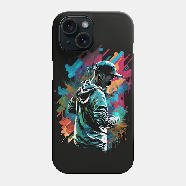 Abstract Hip Hop Design for Boys men Kids Phone Case by Kertz TheLegend