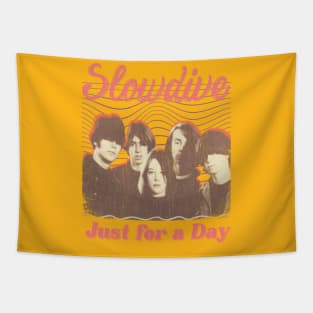 Slowdive Vintage 1989 // Just for a Day Original Fan Design Artwork Tapestry