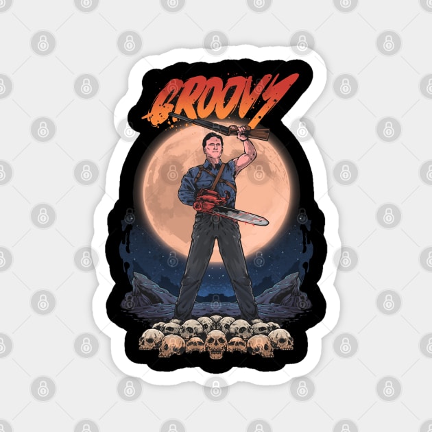 Ash williams Magnet by Mikeywear Apparel