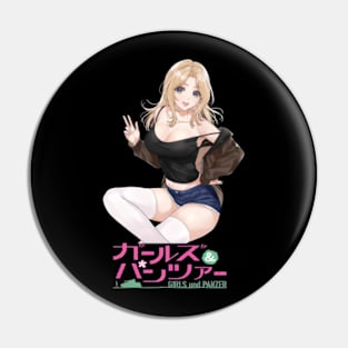 Kawaii Kay Girls Und Panzer Pin