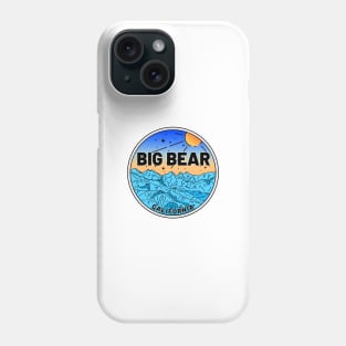 Big Bear Lake California Nevada Skiing Ski Phone Case