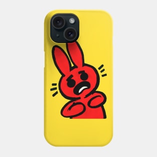 Scared Rabbit Phone Case