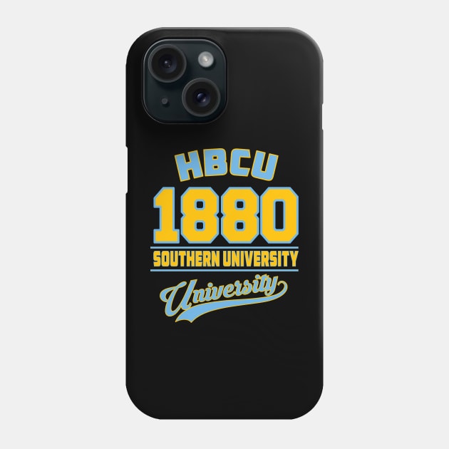 Southern 1880 University Apparel Phone Case by HBCU Classic Apparel Co