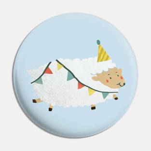 Cute Party Sheep Pin