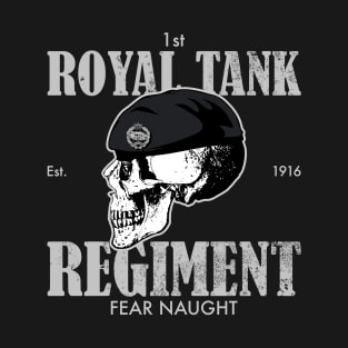 1st Royal Tank Regiment (Small logo) T-Shirt