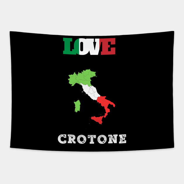 crotone shirt - maglietta crotone Tapestry by vaporgraphic