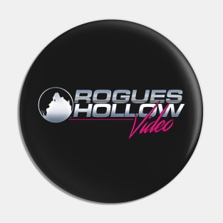 Rogues Hollow Video Metal 80's Logo Shirt Pin