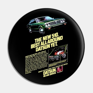 DATSUN 510 - advert Pin