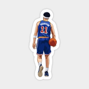 Klay Thompson Vector Back with Ball Qiangy Magnet