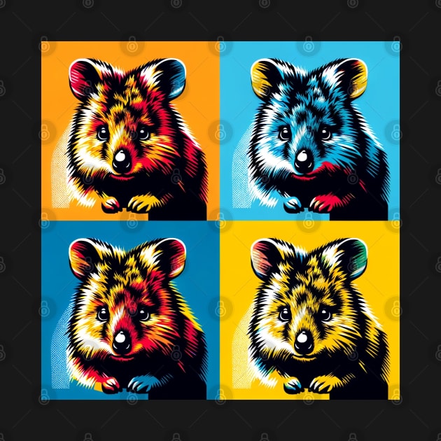 Quokka Quirks: A Pop Art Celebration by PawPopArt