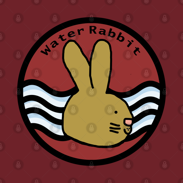 Water Rabbit Portrait Chinese Zodiac Year Of The Rabbit TShirt
