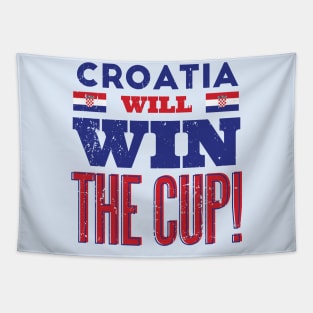 Croatia Win the Cup Tapestry