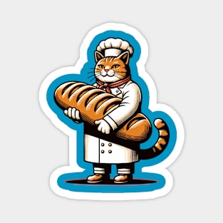 Chef cat Magnet