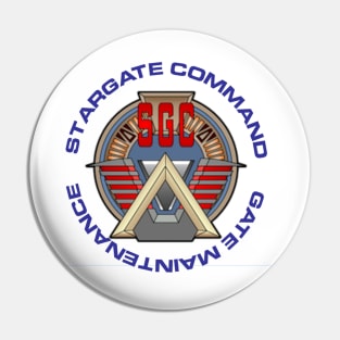 Safety First - Fictional Organizations Industrial Safety - Stargate Maint. Pin