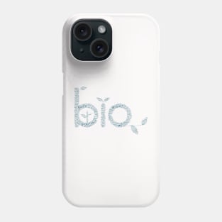 Bio Biodiversity Concept Silhouette Shape Text Word Cloud Phone Case